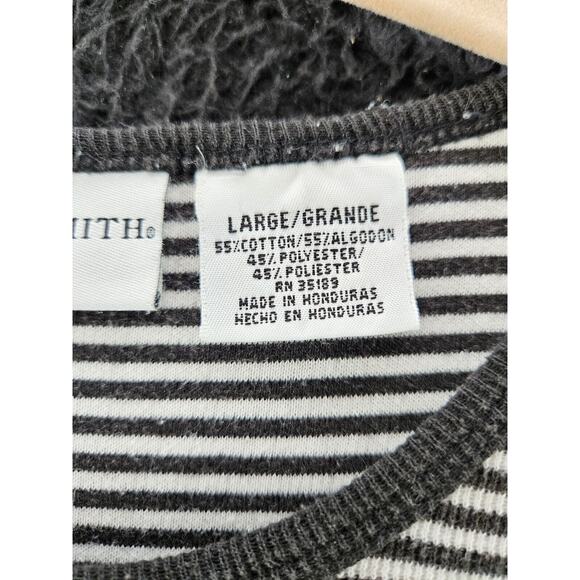 Jaclyn Smith Sport Womens TShirt MultiColor Size Large Cotton Blend Short Sleeve - Picture 6 of 12